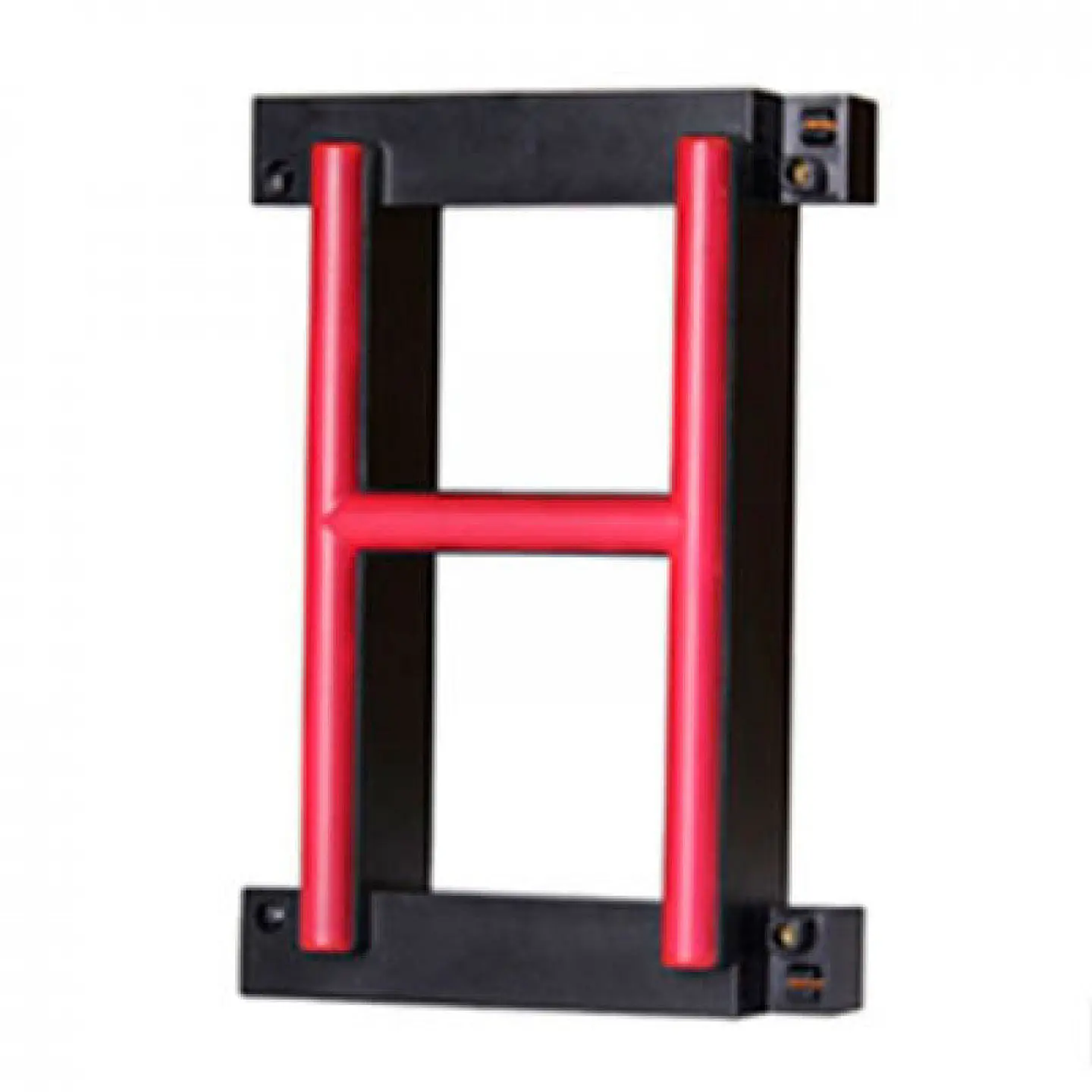 Letra LED Neon H Largura 97MmÂ Alto 161Mm Fundo 38Mm 1
