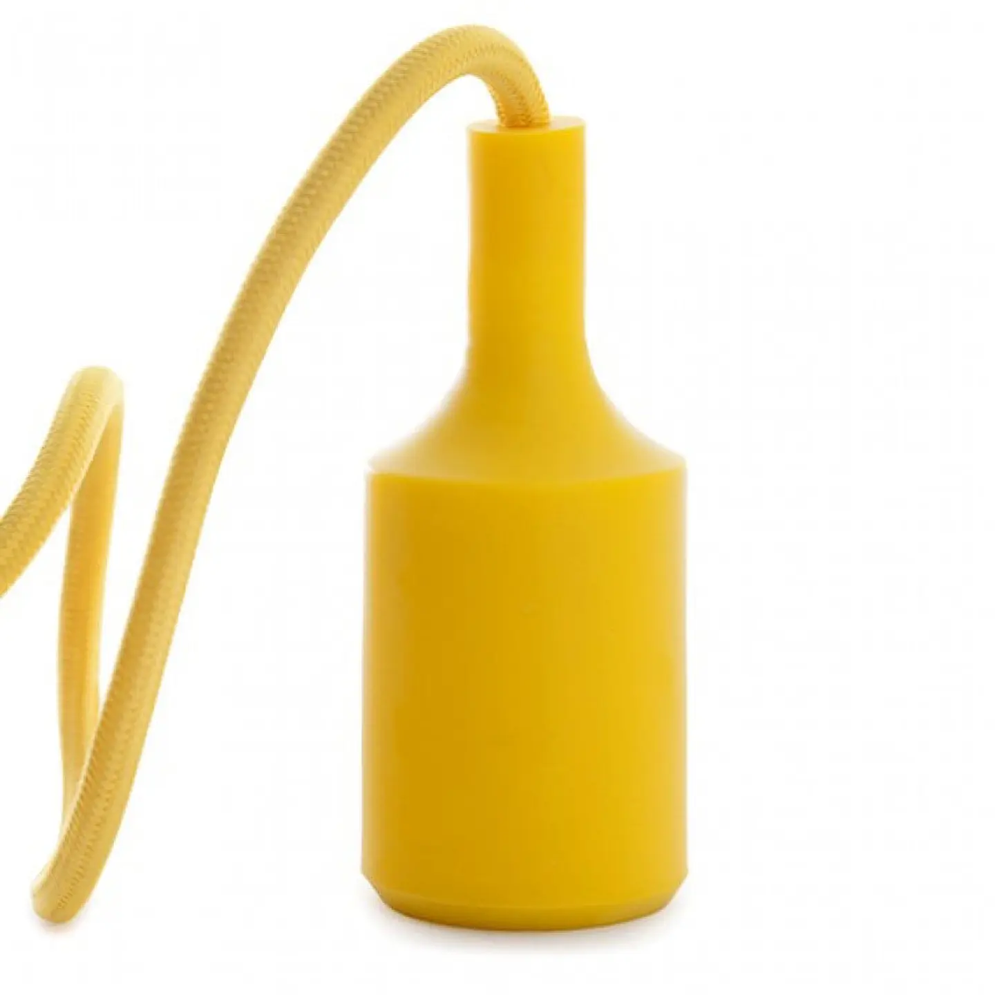 Suporte de Lampada E27 Cabo - Roseta - Cor Amarelo 3