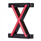 Letra LED Neon X Largura 105MmÂ Alto 161Mm Fundo 38Mm - Thumbnail 1