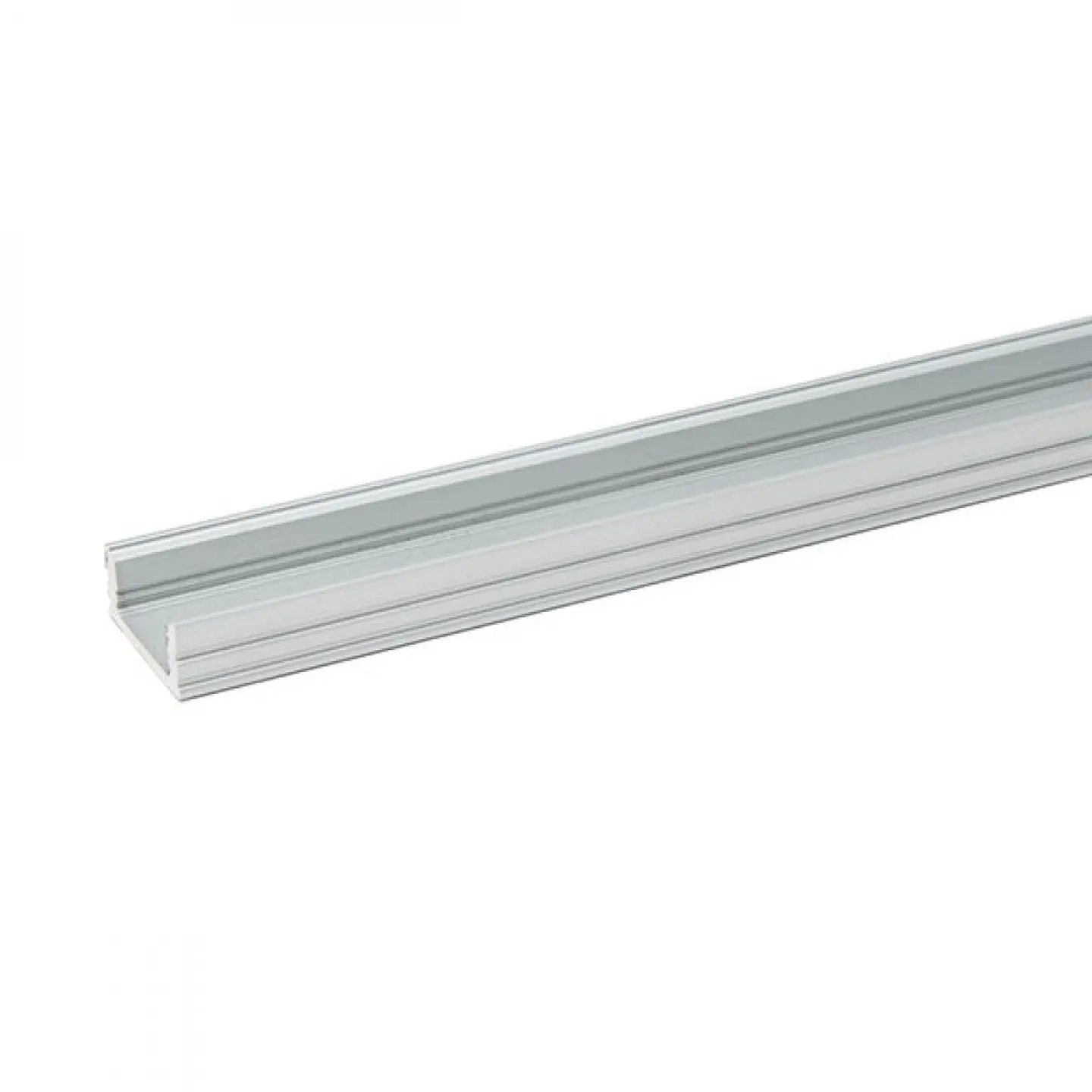 Pacote 2 Perfil de AlumÃ­nio Para Leds DifusorÂ LeitosoÂ Tira LED 2M 4