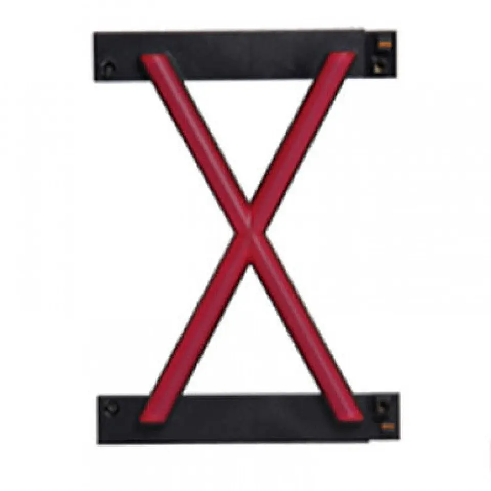 Letra LED Neon X Largura 105MmÂ Alto 161Mm Fundo 38Mm 3