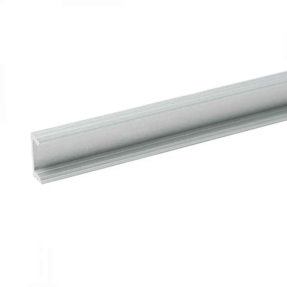 Pacote 2 Perfil de AlumÃ­nio Para Leds DifusorÂ LeitosoÂ Tira LED 2M 5