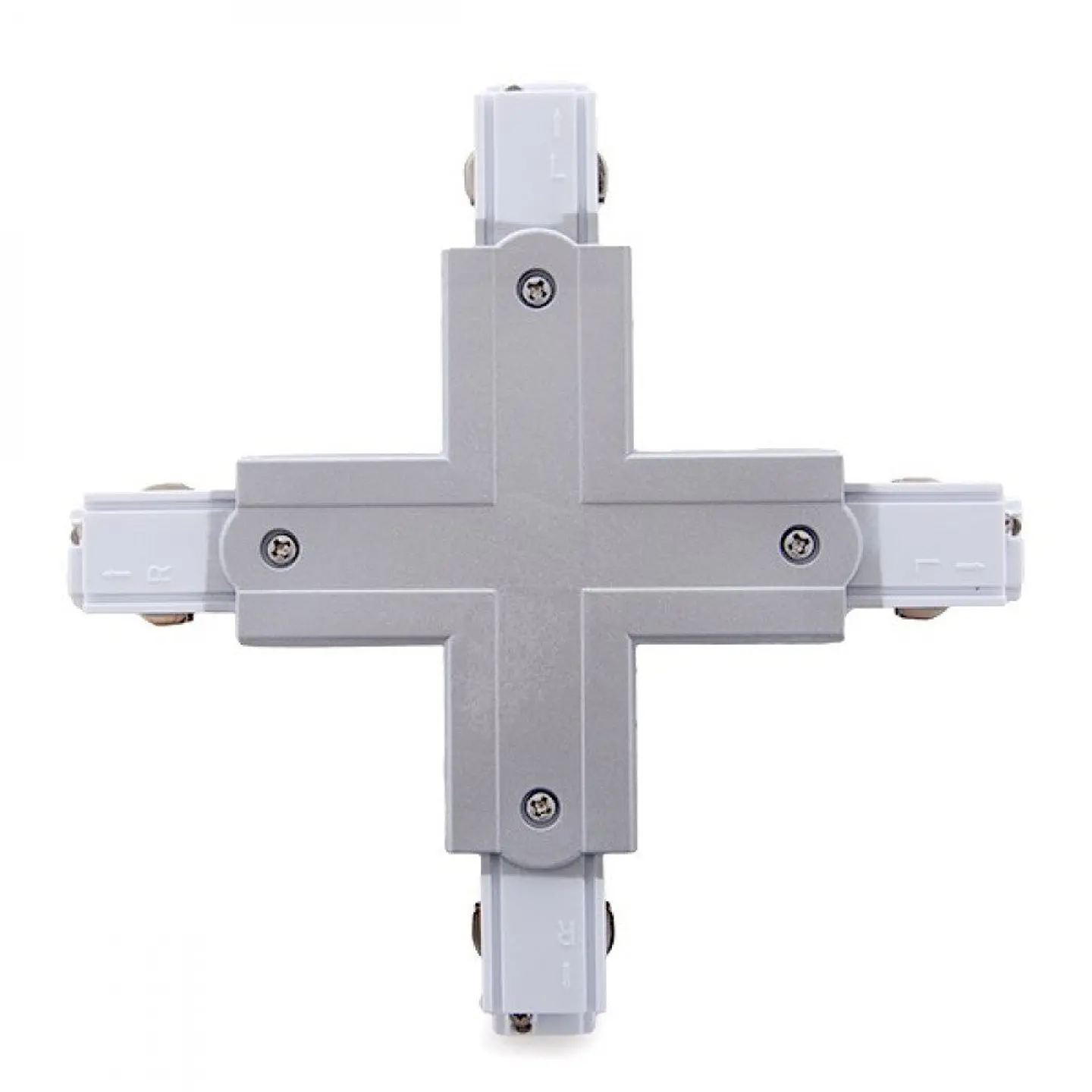 ConectorÂ Trilha de 3 Fases Prata 2