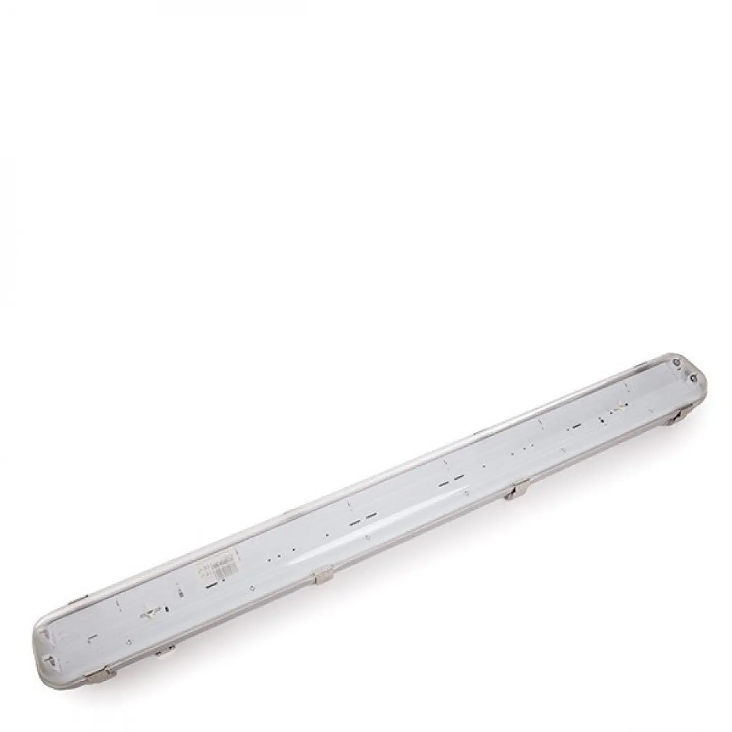 Pack de 4 Kits de Luz LED conectÃ¡veis â€‹â€‹impermeÃ¡veis â€‹â€‹para dois tubos LED ABS/PC de 1200 mm com clipes em aÃ§o inoxidÃ¡vel 7