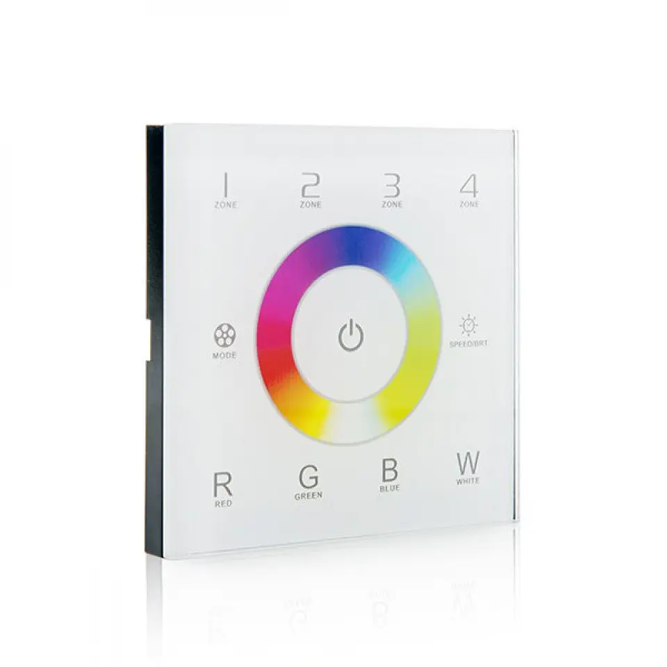 Controlador Rgwb TÃ¡til Controlo Controlo Remoto 4 Zonas Dmx512 1