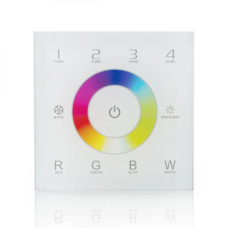 Controlador Rgwb TÃ¡til Controlo Controlo Remoto 4 Zonas Dmx512 2
