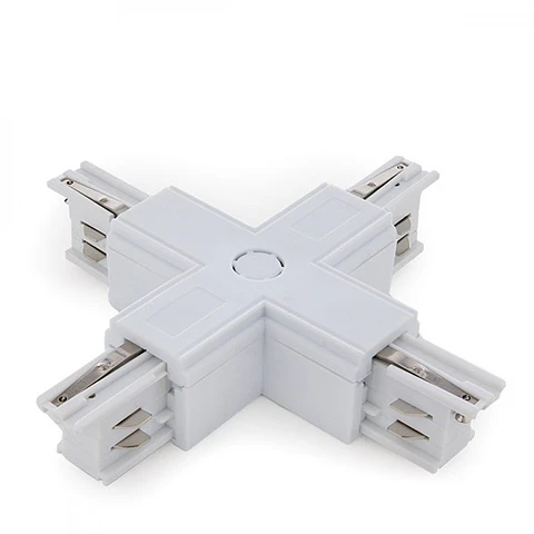 Conector Trilha de 3 Fases Branco