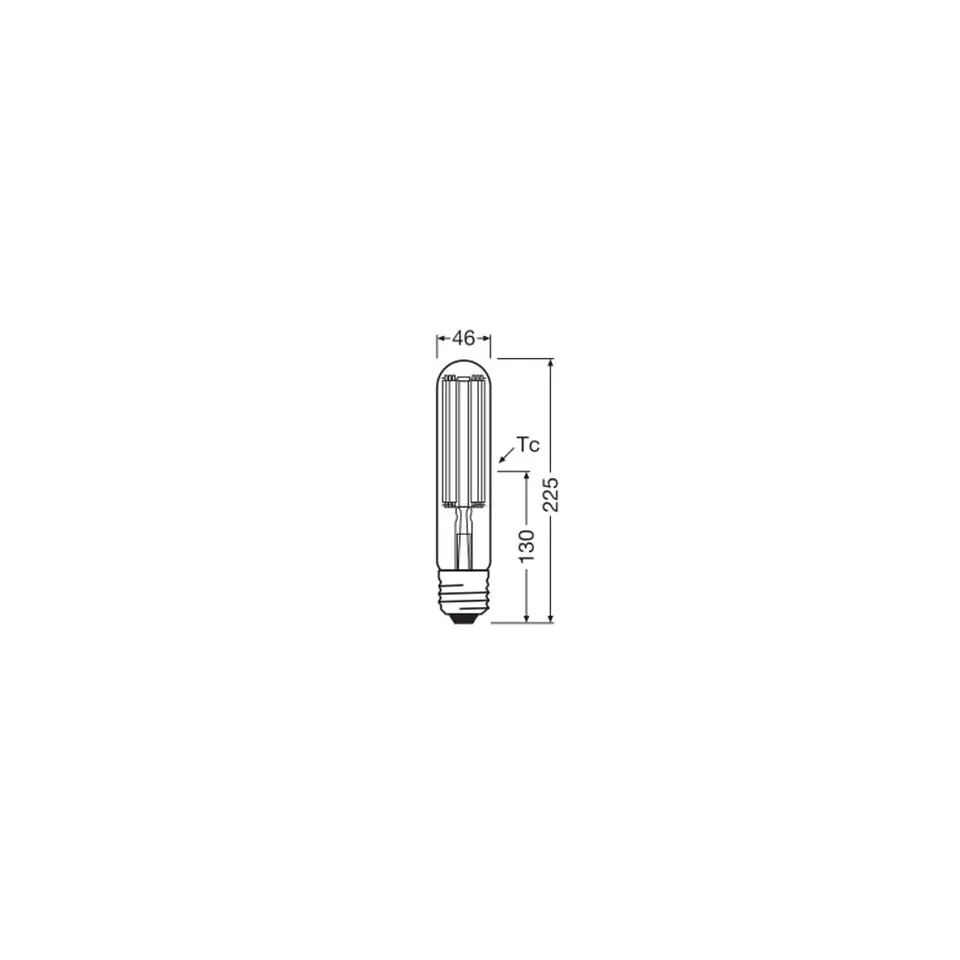 LÃ¢mpada LED LEDVANCE E40 41W 7000Lm 2700K 360Âº IP65 3