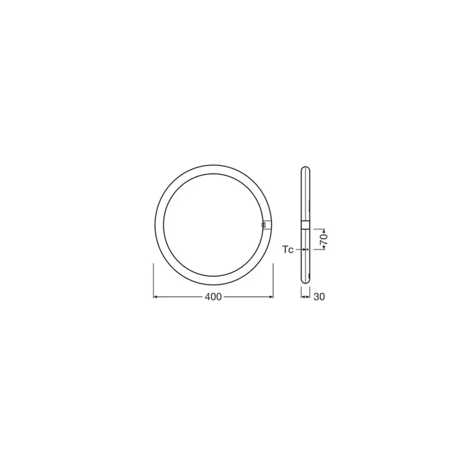 Tubo LED T9 Ledvance G10q 24W 2900Lm 4000K 110Âº IP20 2