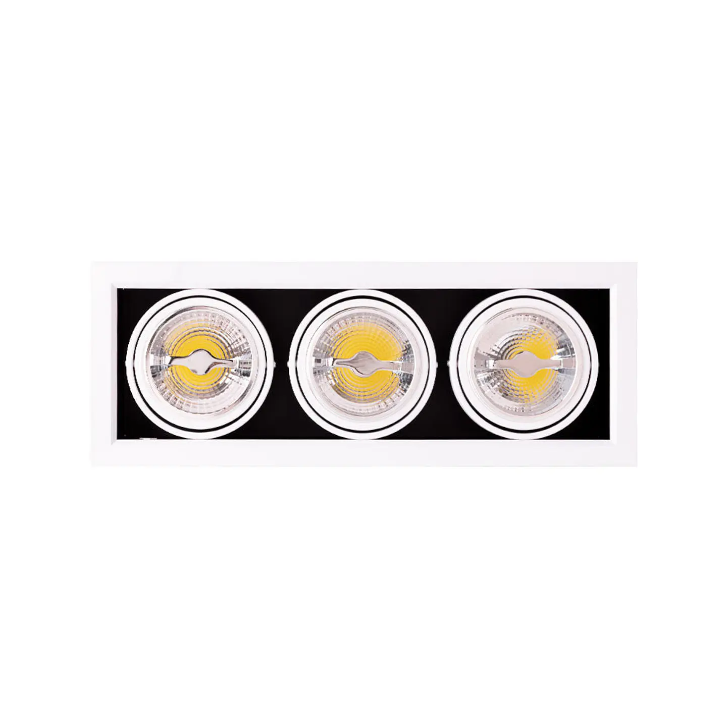Foco Downlight LED Cardan 36W 3600Lm 4200ÂºK CREE RAâ–º90 40.000H [JW-CAR-LED-3x12W-W] 3