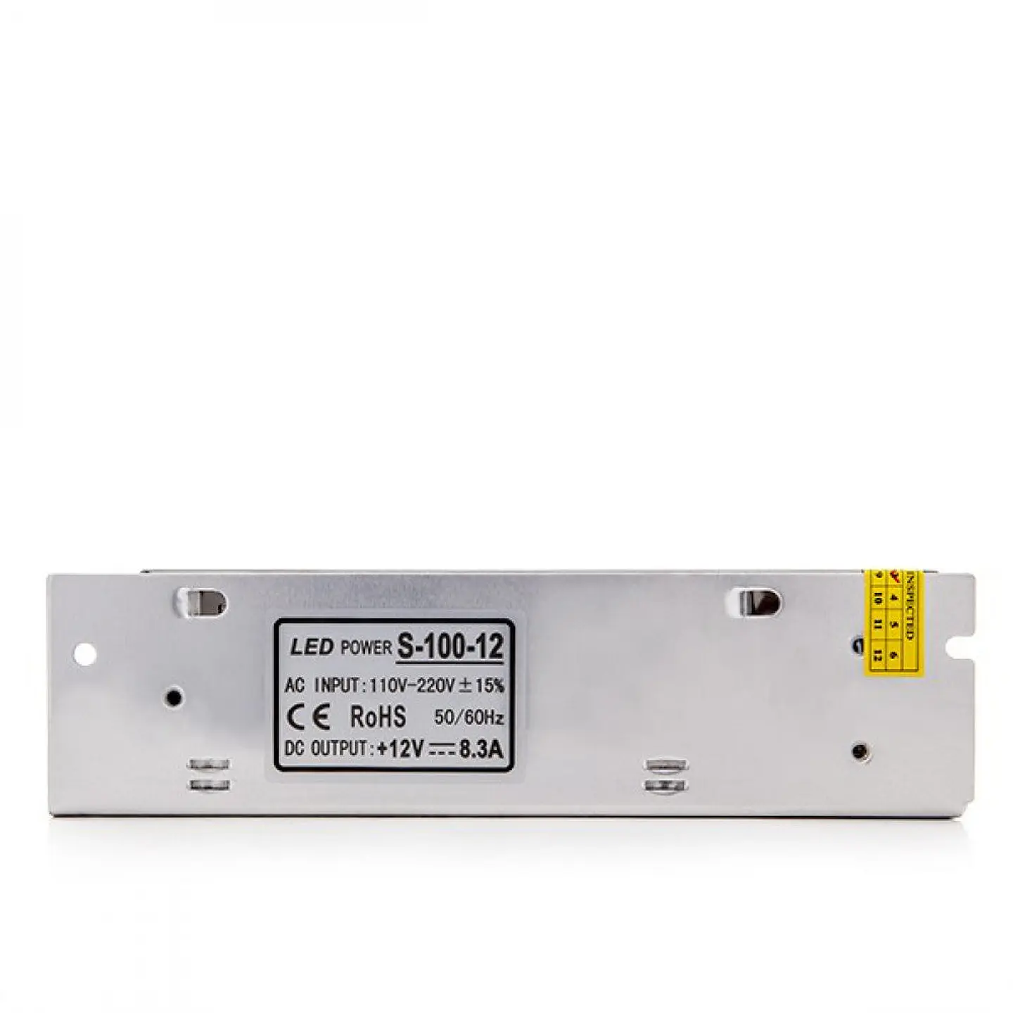 Transformador LED 230VAC/12VDC 100W 8,5A IP20 3