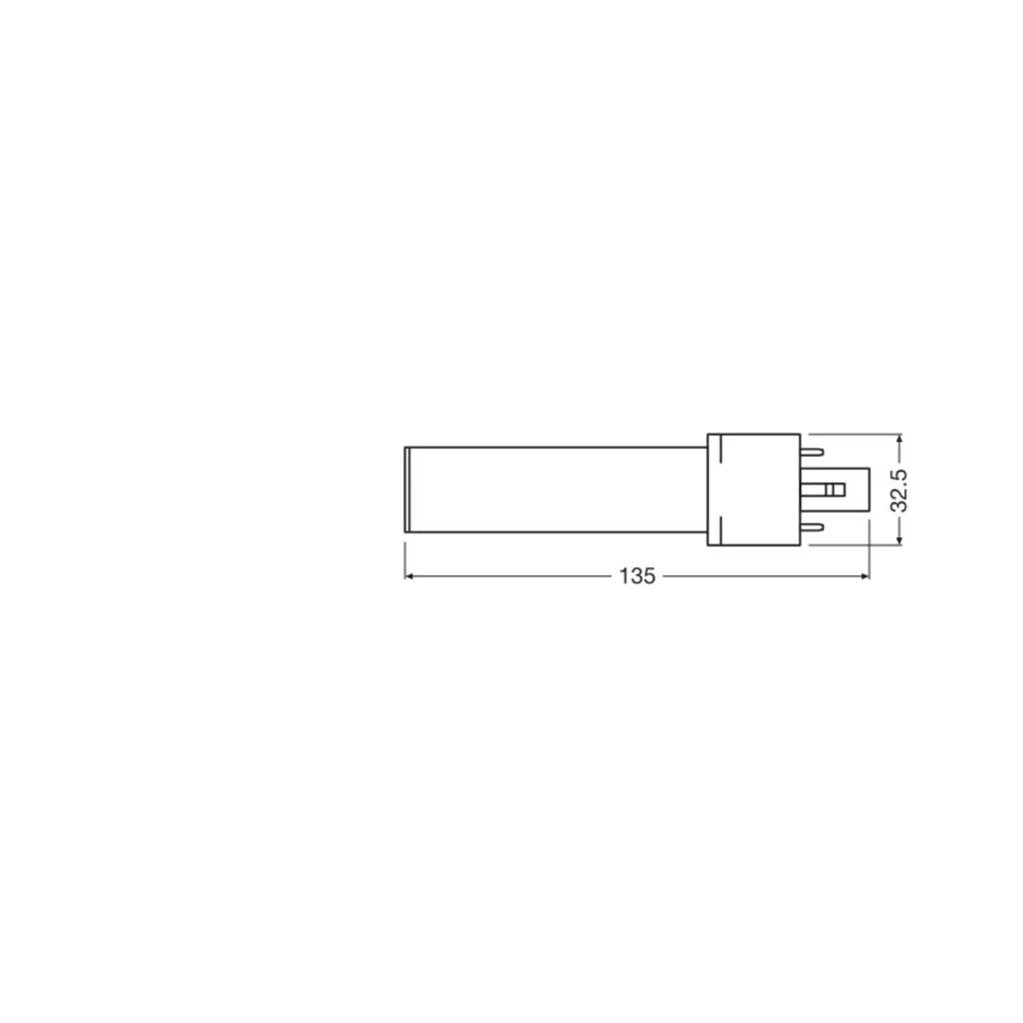 Ledvance/DULUX G23 LÃ¢mpada LED 3.5W 360Lm 3000K 120Âº IP20 2