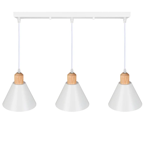 Lampada Pendurada "Heidi" [SKD-P208-3-W]