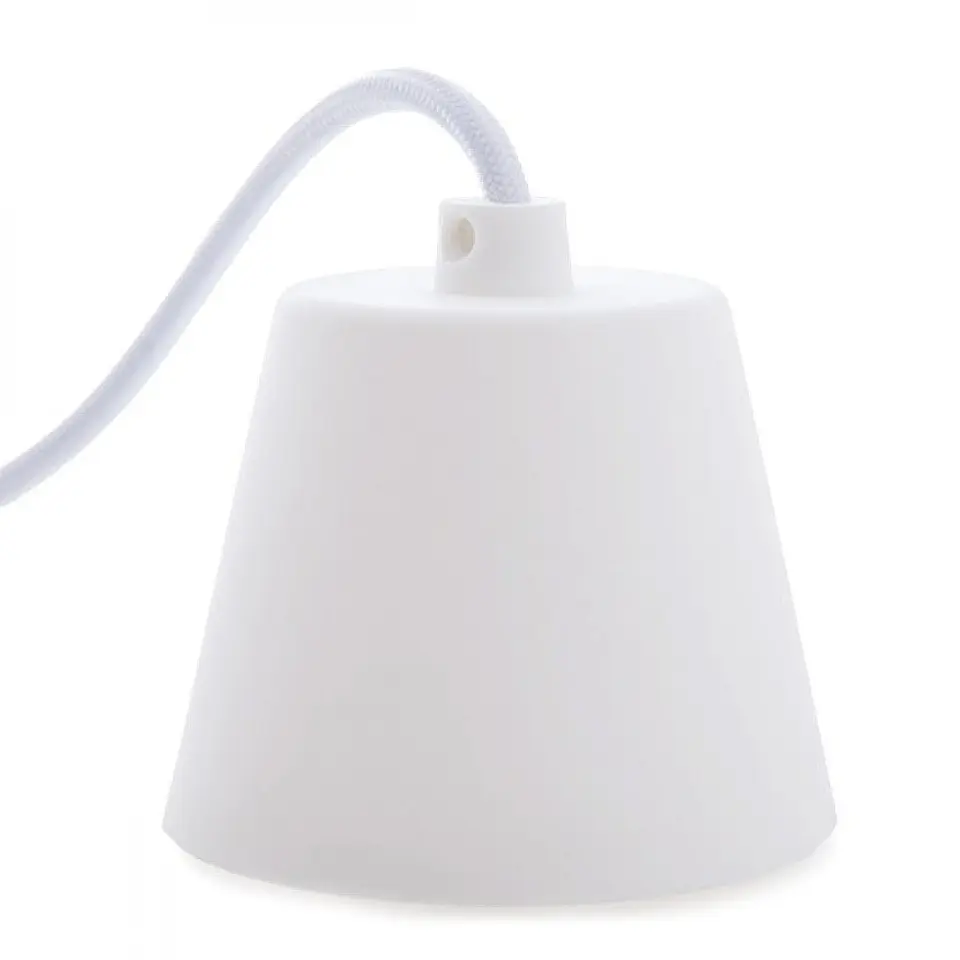 Suporte de Lampada E27 Cabo - Roseta Branco 2