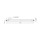 Tubo LED T5 Ledvance G5 18W 2800Lm 6500K 180Âº IP20 RegulÃ¡vel - Thumbnail 2