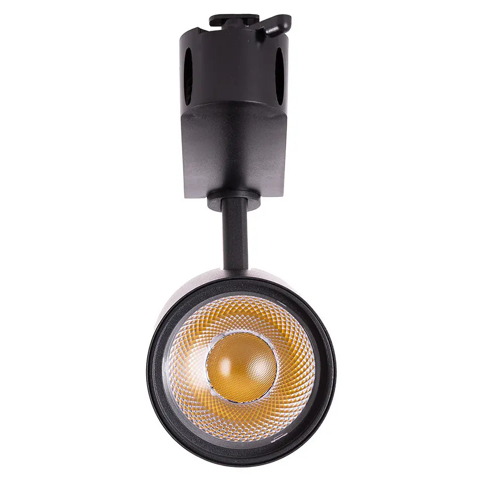 Farol de trilho LED 30W 2.700Lm CRI90 6000ÂºK TrifÃ¡sico 40.000H [HO-FC-3F-30W-B-CW] 2