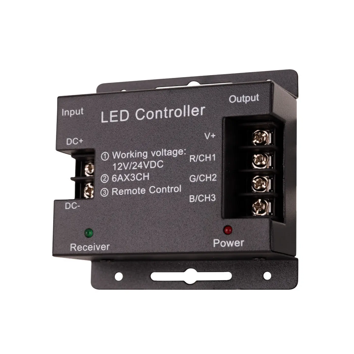 Controlador RfÂ Tira LED Rgb Controle Controlo Remoto Circular 12-24Vdc â–º 216/432W 2