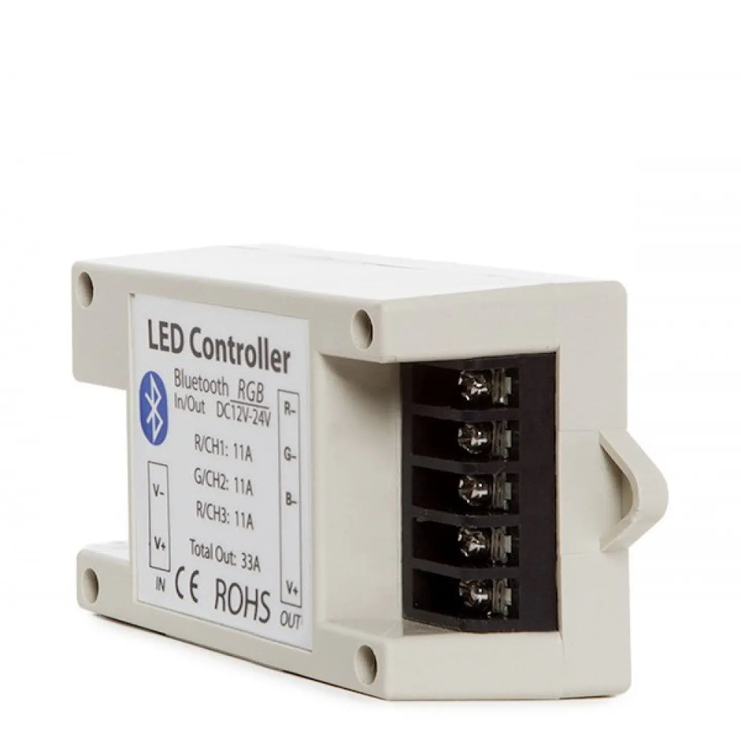 ControladorÂ Tira LED Led Rgb Bluetooth Smartphone 12-24Vdc 400-800W 3