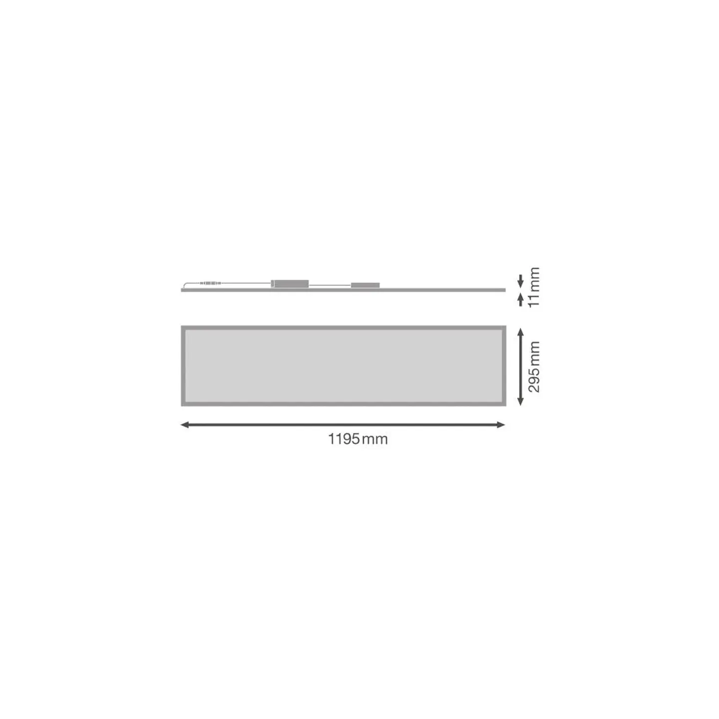 Painel LED Ledvance 33 / 28 / 24W 4320 / 3640 / 3120Lm 4000K 110Âº IP40/IP20 3