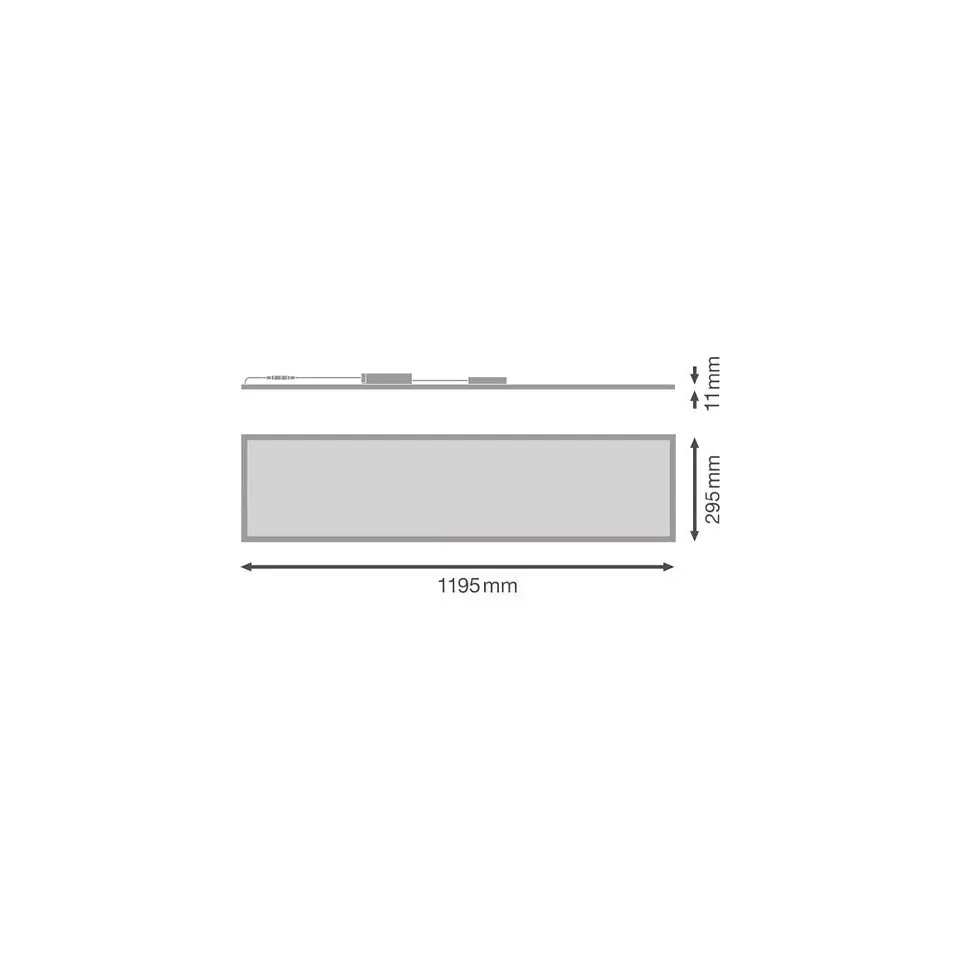 Painel LED Ledvance 33 / 28 / 24W 4320 / 3640 / 3120Lm 4000K 110Âº IP40/IP20 3