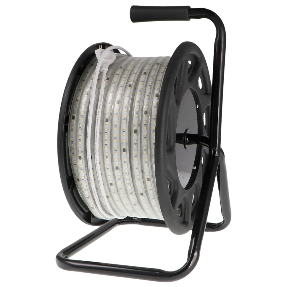 O rolo conduziu o trabalho 15W/m 1500Lm/M da tira 220V SMD com bobina - 50 medidores 1