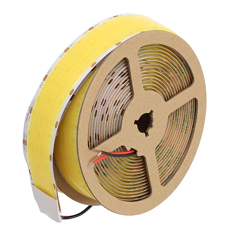 24VDC 36W COB 1680LEDs/M 2700Lm/M 4000ºK IP20 Led Strip 5 Metros