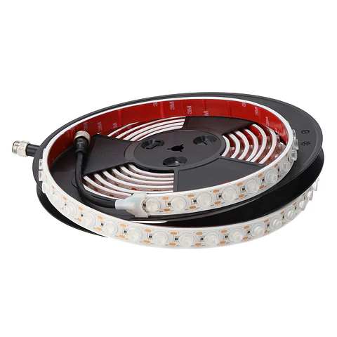 Arruela de parede LED Flexivel 18W 24VDC 42LEDs/M SMD2835 1260Lm/M IP65 3000ºK 5 metros