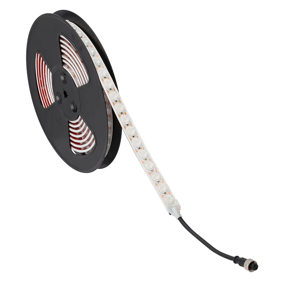 Arruela de parede LED flexÃ­vel 18W 24VDC 42LEDs/M SMD2835 1260Lm/M IP65 3000ÂºK 5 metros 2