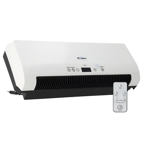 Aquecedor PTC + Ventilador 1600W Controle Remoto Branco
