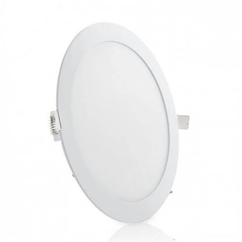 Placa LED 20W 1600Lm 4200ºK Caixa Personalizada Circular 40.000H [GR-RDP15-20W-W-EP01]