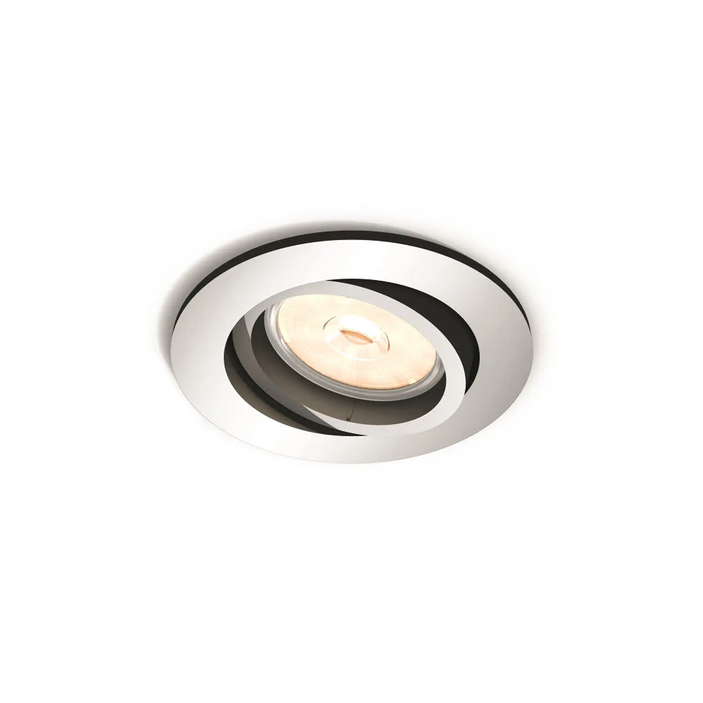 Anel Recesso Philips Donegal Circular Cromado Gu10 1