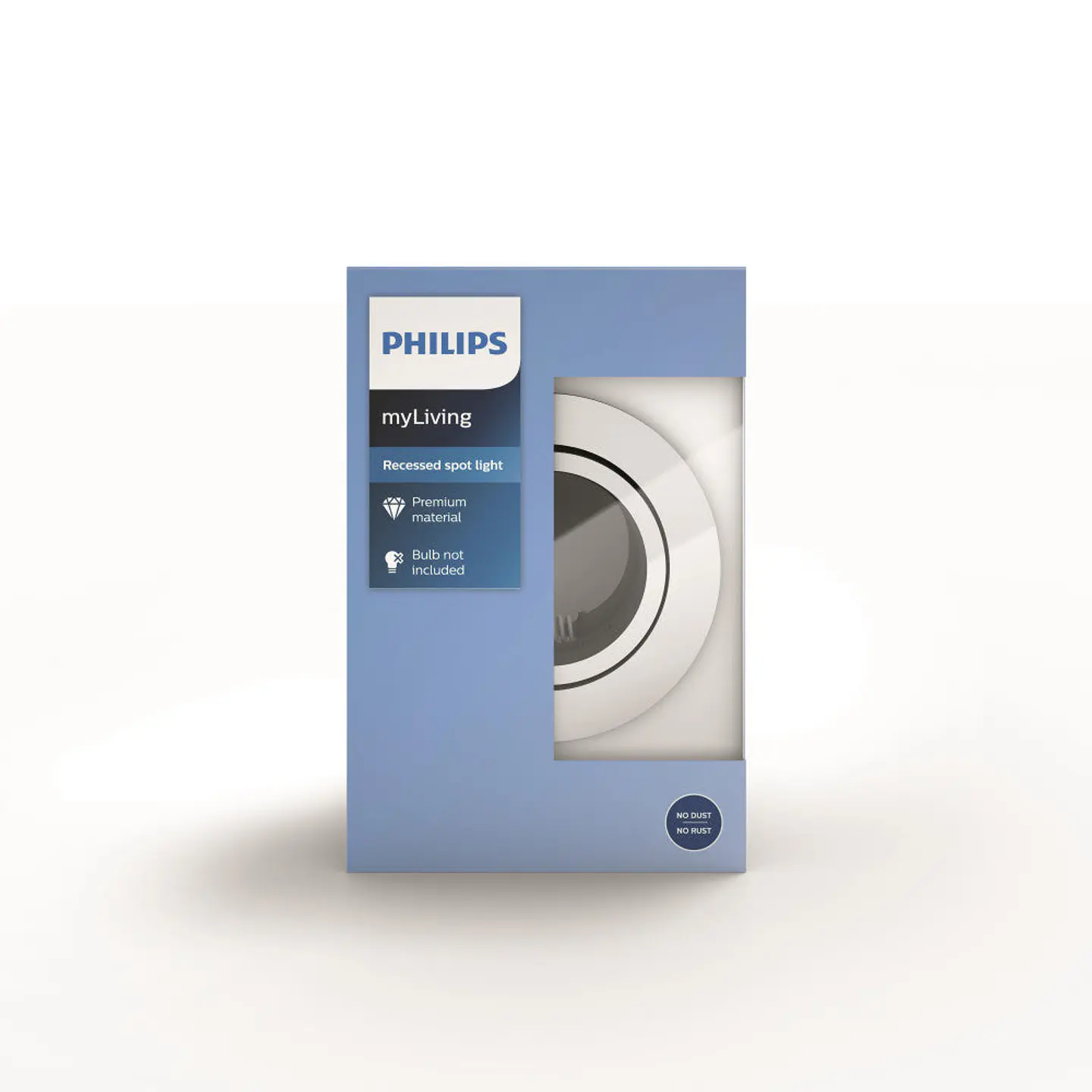 Anel Recesso Philips Donegal Circular Cromado Gu10 2