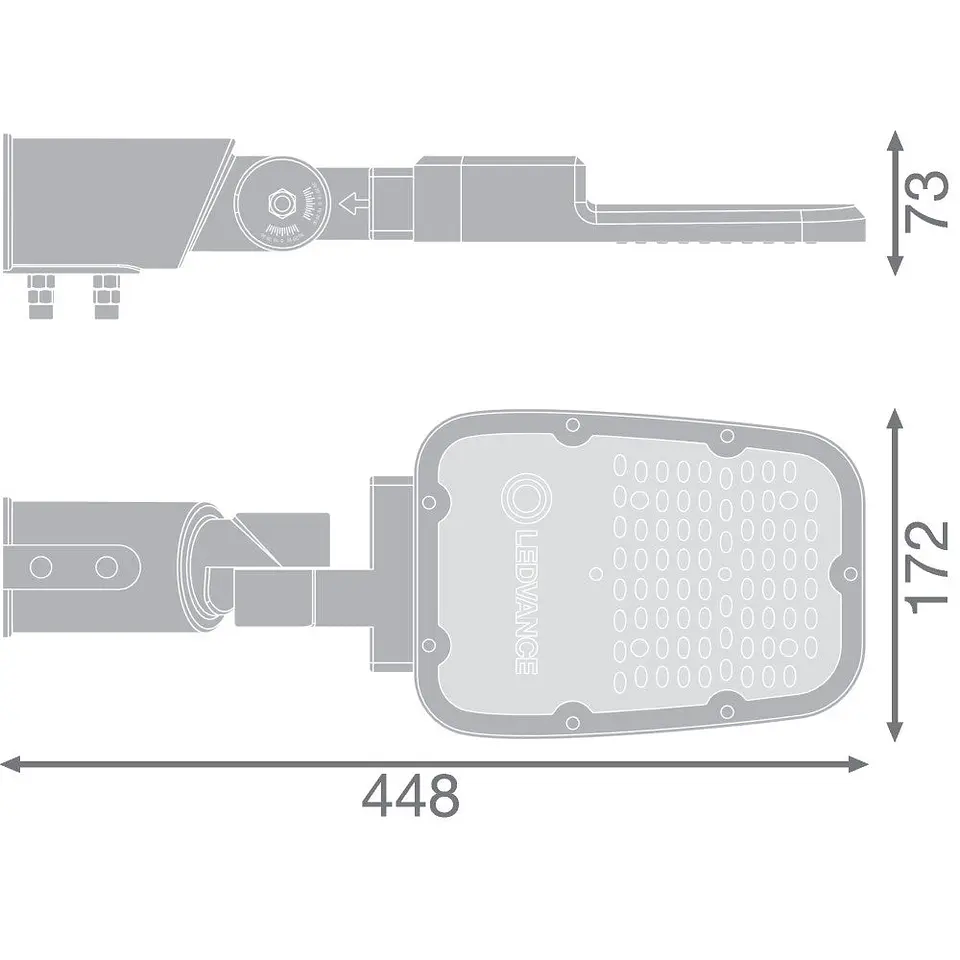 LEDVANCE AREA Farol LED 45W 5850Lm 2700K 58 x 160Âº IP66 2