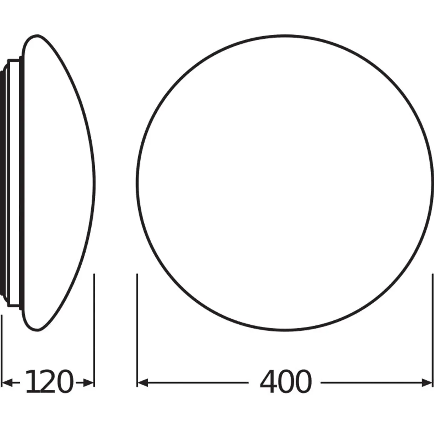 Ledvance Aplique LED 24W 1920Lm 3000K 120Âº IP44 3