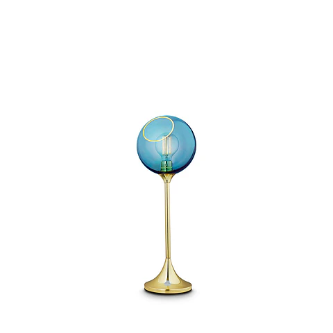 Lampada De Mesa "Ballroom Blue Sky" E27 Sem Lampada