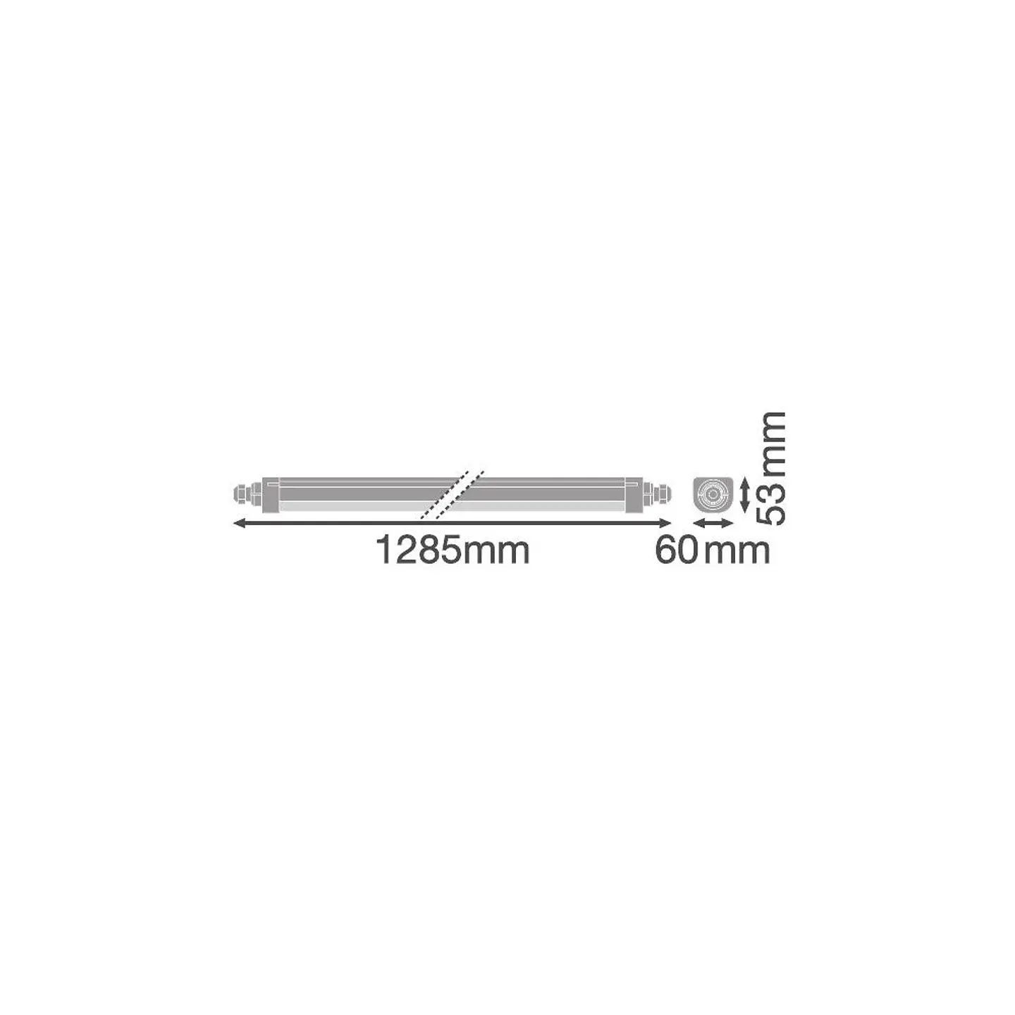 Equipamento ImpermeÃ¡vel Ledvance 33/21W 3960/2600Lm 6500K 120Âº IP66 RegulÃ¡vel 3