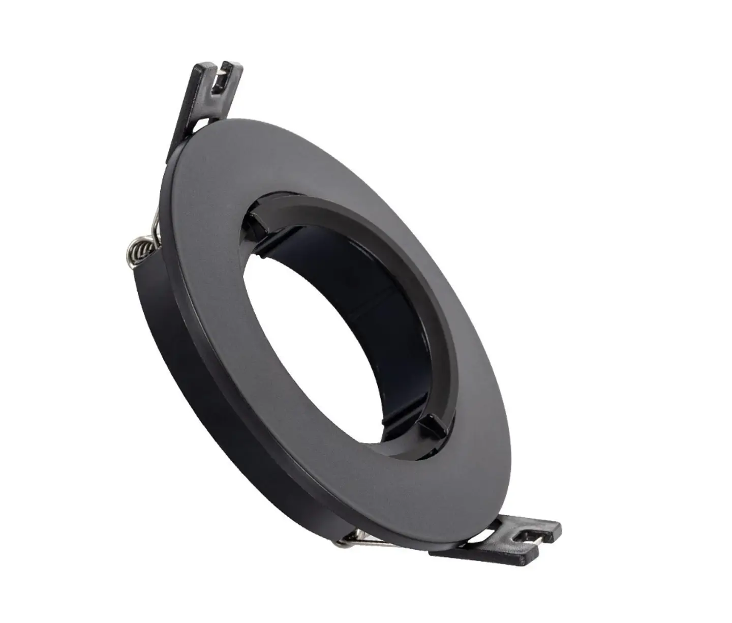 Downlight Anel Spotlight 1xGU10 Policarbonato Circular Preto 1