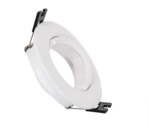 Downlight Anel Spotlight 1xGU10 Policarbonato Circular Branco