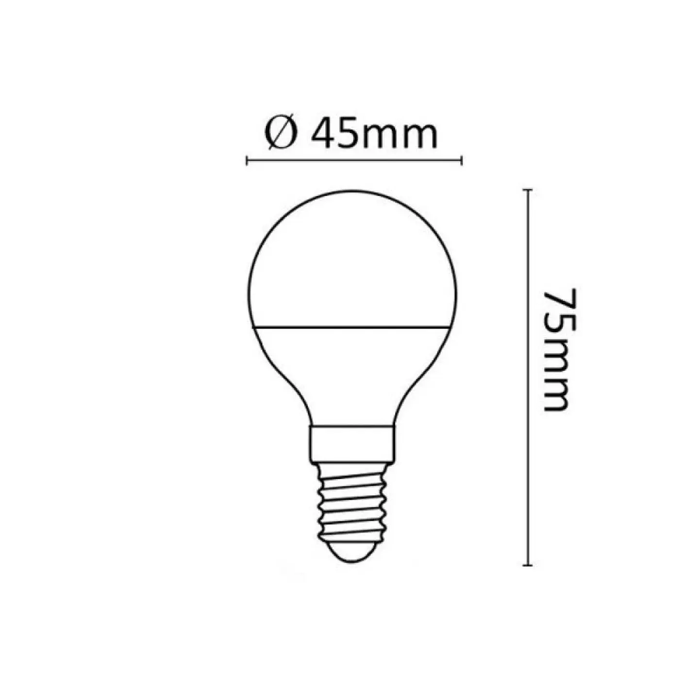 Lampada LED Asalite E14 6W 510Lm 3000K IP20 [ASAL-0213] 3