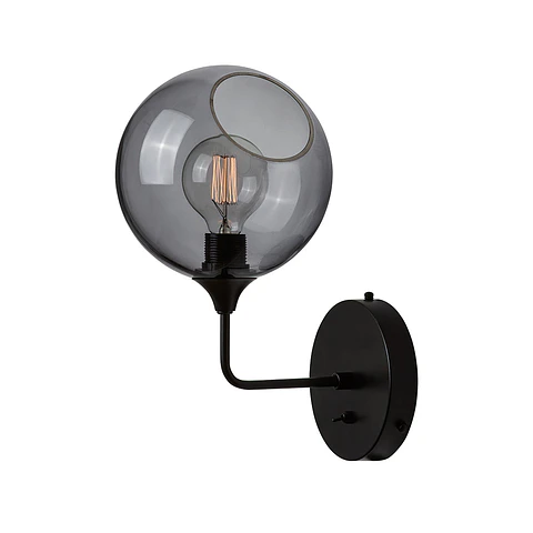 Luz De muroe "Ballroom Smoke" Ã˜370mm E27 Sem Lampada