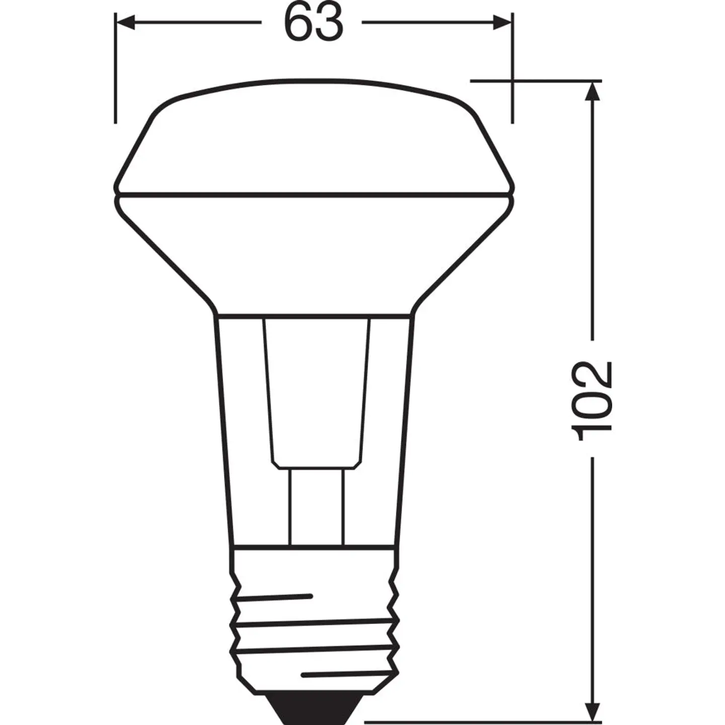 Ledvance/Osram LÃ¢mpada Foco LED E27 2.6W 210Lm 2700K 36Âº IP20 2
