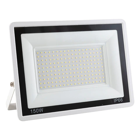 Holofote LED 150W 12.000Lm 6000ºK IP66 Regulavel 60.000H Acabamento Branco [LM-6013-W-CW]