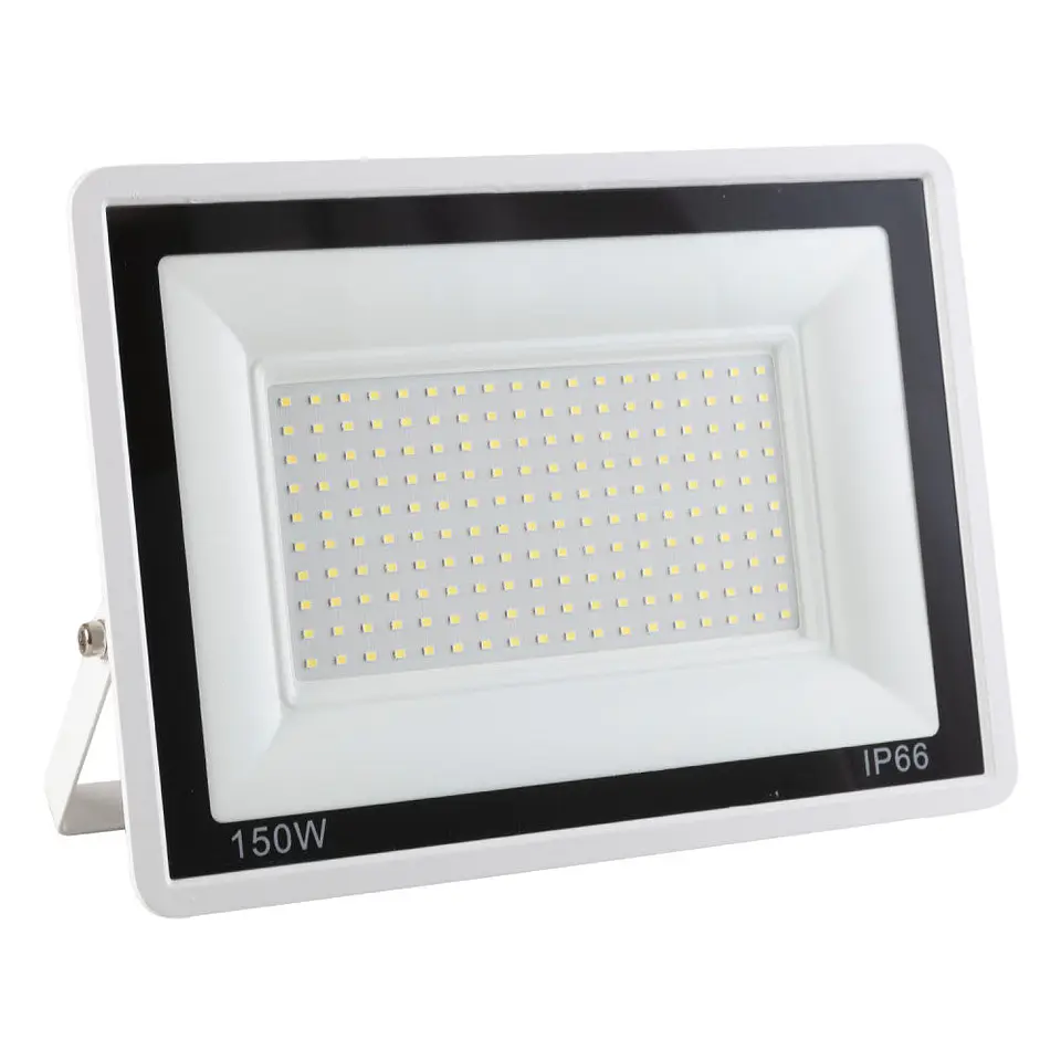 Holofote LED 150W 12.000Lm 6000ÂºK IP66 RegulÃ¡vel 60.000H Acabamento Branco [LM-6013-W-CW] 1