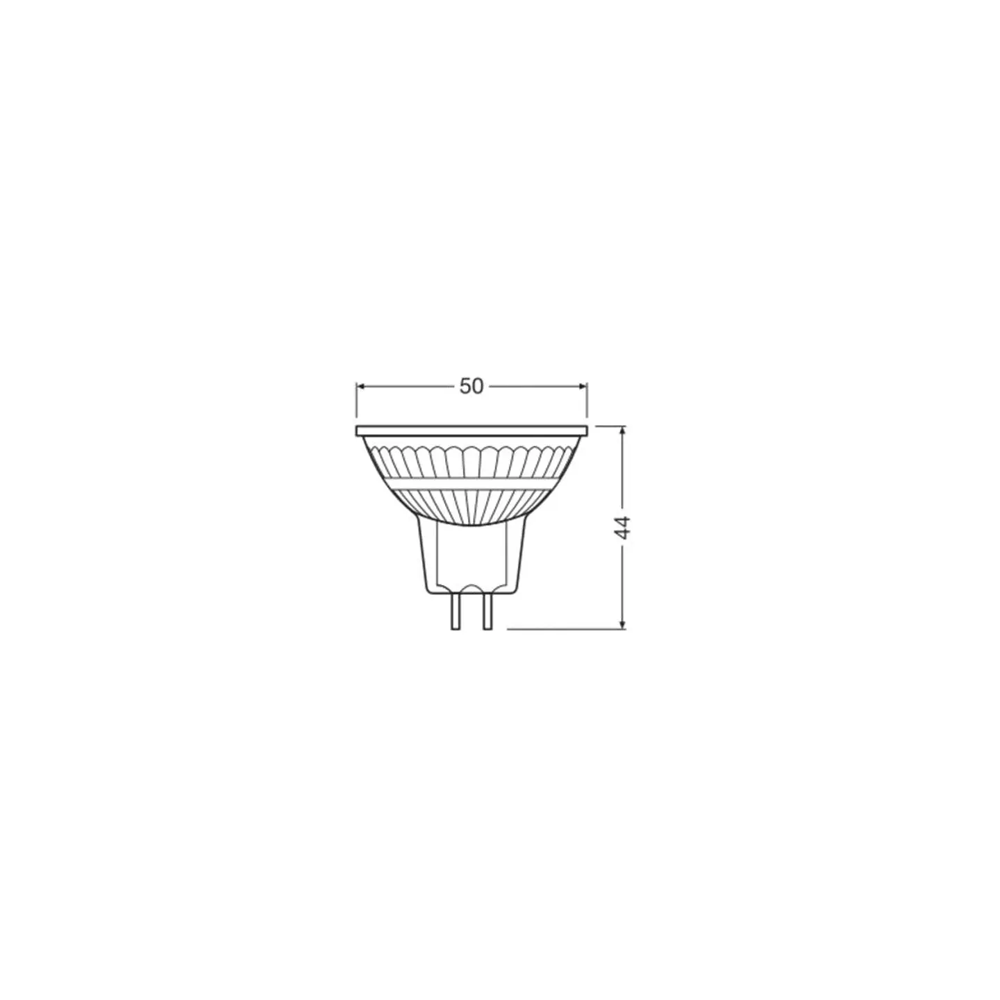 LÃ¢mpada Foco LED Ledvance/Osram GU5.3 6.6W 500Lm 2700K 36Âº IP20 RegulÃ¡vel 3