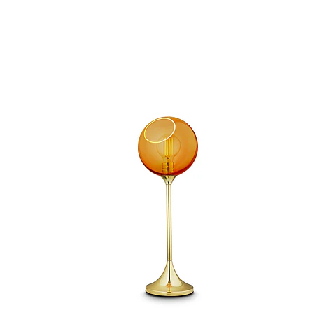 Lampada De Mesa "Ballroom Amber" E27 Sem Lampada