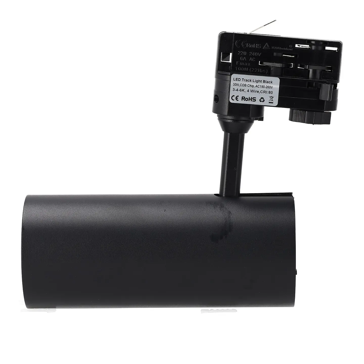 Holofote de trilho trifÃ¡sico 30W COB RegulÃ¡vel Sem cintilaÃ§Ã£o Branco CCT (Tom de luz regulÃ¡vel) 3000-6000ÂºK [1916-TL-30W-T-CCT-B 4