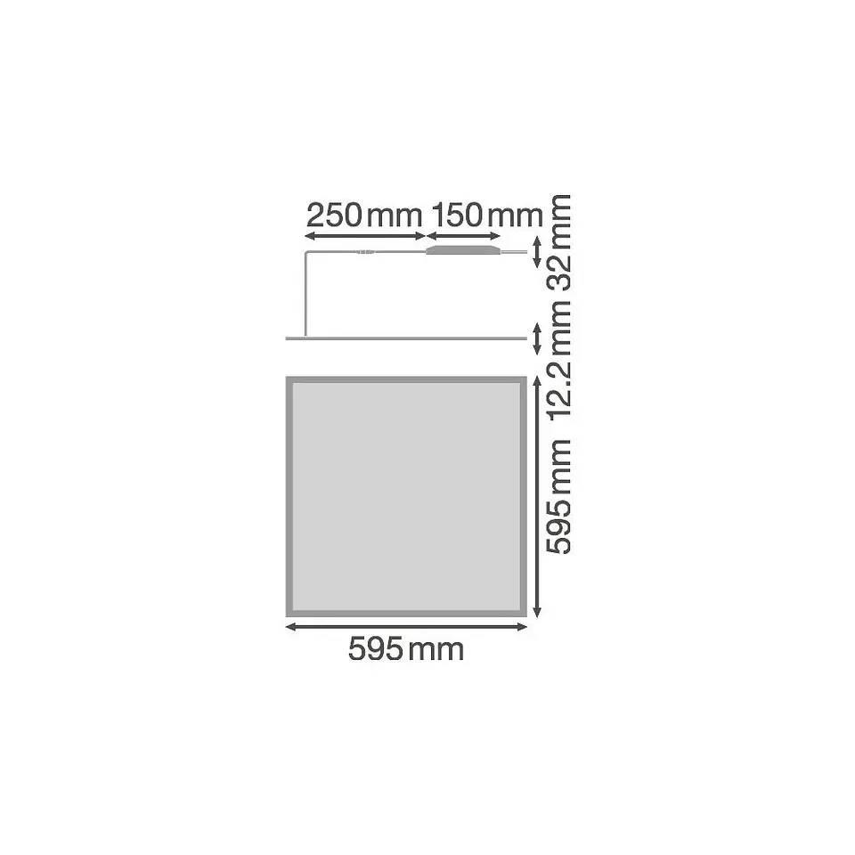 Painel LED LEDVANCE 36W 4320Lm 4000K 120Â° IP54/IP20 [LVI-4058075149502] 3