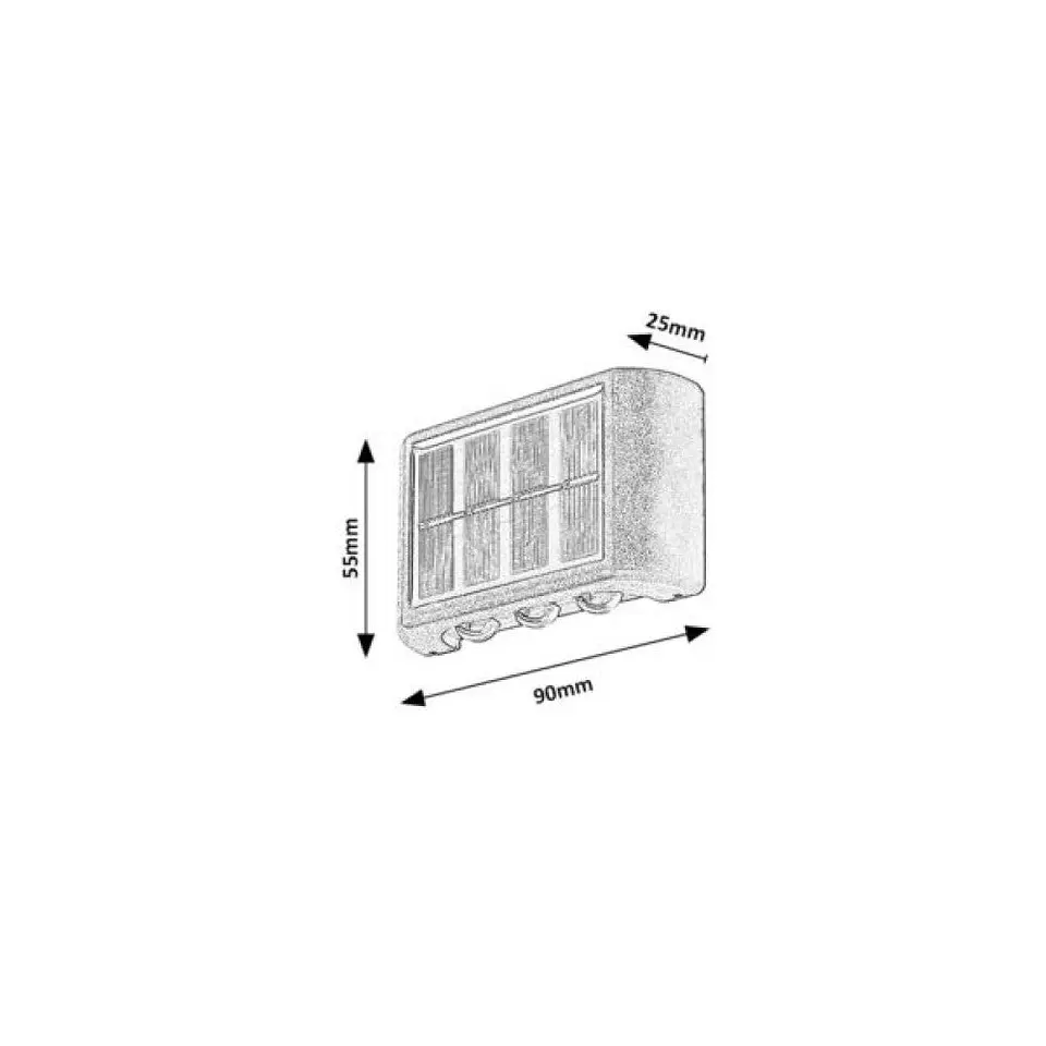 RABALUX Aplique Solar Exterior LED 