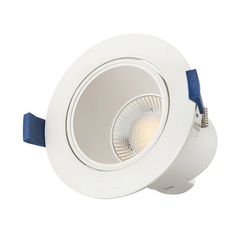 Downlight LED Ajustavel Embutido 8W 750Lm CCT 3000-6500ºK (Tom de Luz Regulavel) 60º IP20 [SE-SCL309B-8W-W-CCT]