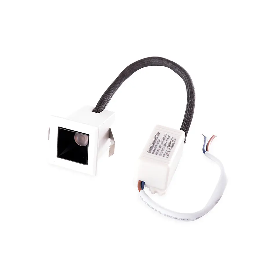 Foco Downlight LED 2W 144Lm 2700ÂºK Retangular PRO SMD3030 50.000H [JW-2W-M-WW] 3
